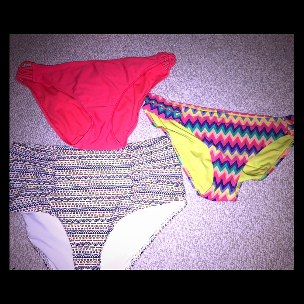 3 XL Bikini Bottoms Like New