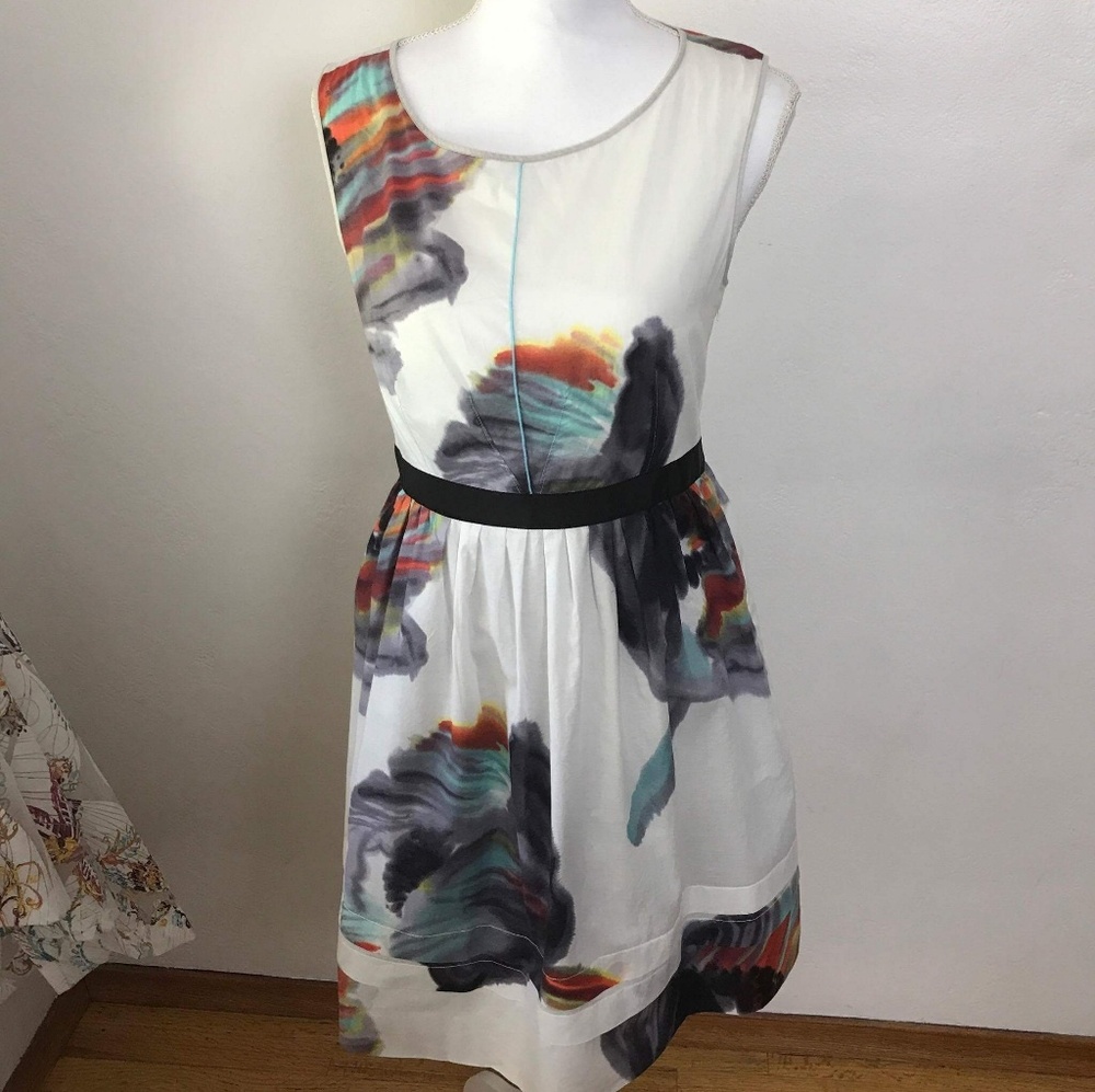 💝SALE💝 Anthro Liefsdottir white floral dress