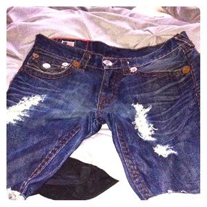 Authentic True religion jean shorts