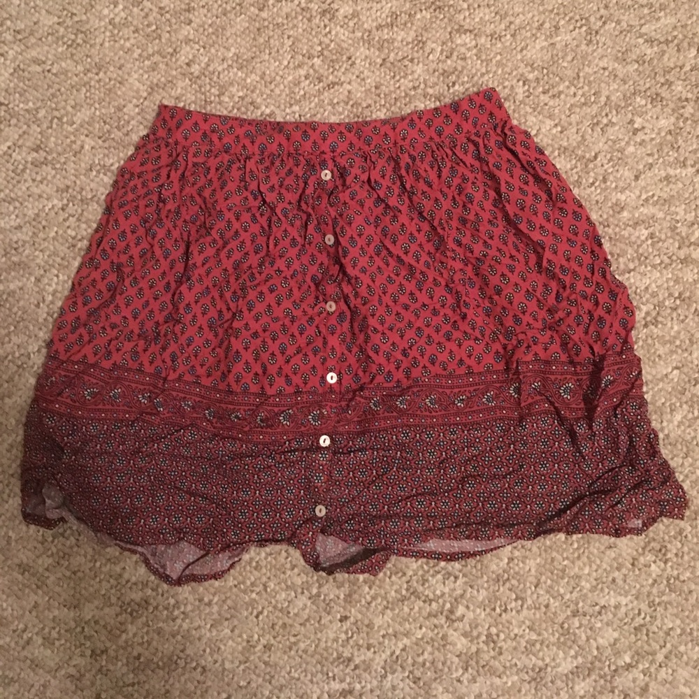 Abercrombie button skirt