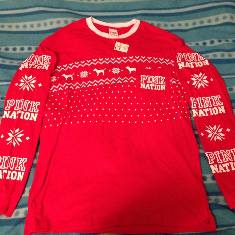 PINK holiday shirt