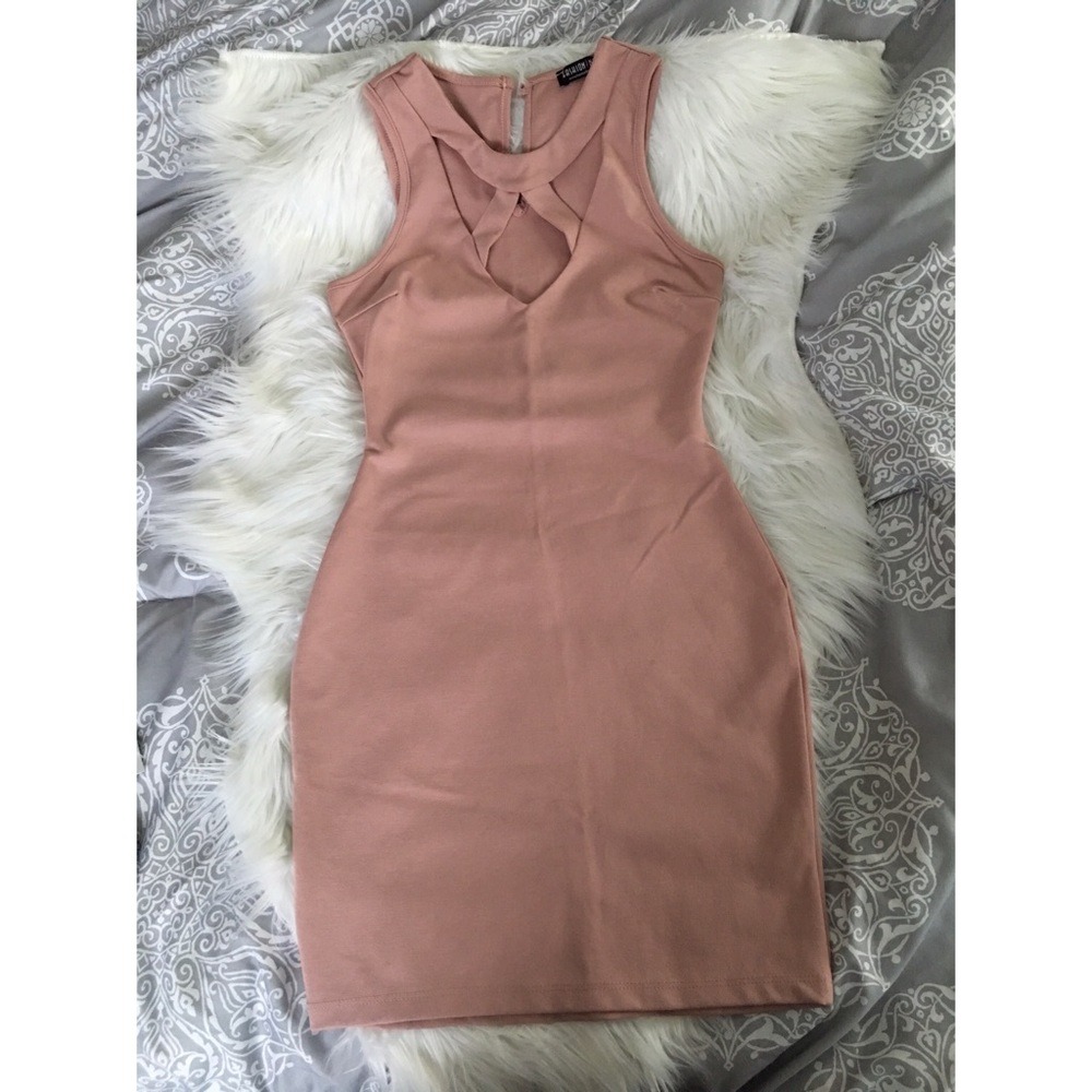 Fashion nova cute rose mauve dress xs/small
