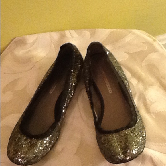 Vera Wang Lavender silver glitter flats - Picture 3 of 4