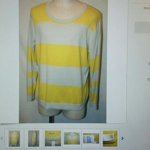 Old Navy men's cotton striped pullover sweater XXL