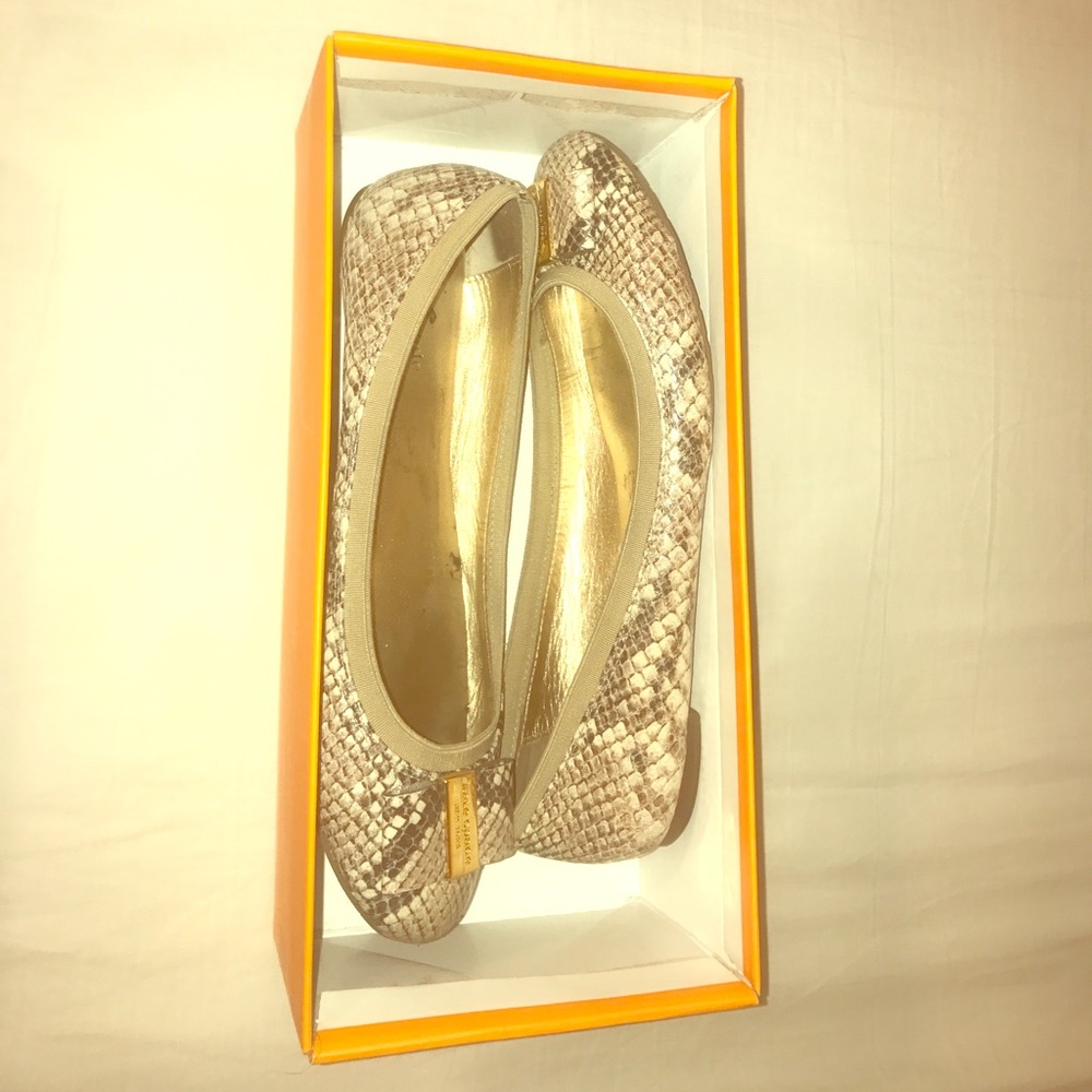 Kate Spade Knightley Snake Print flats