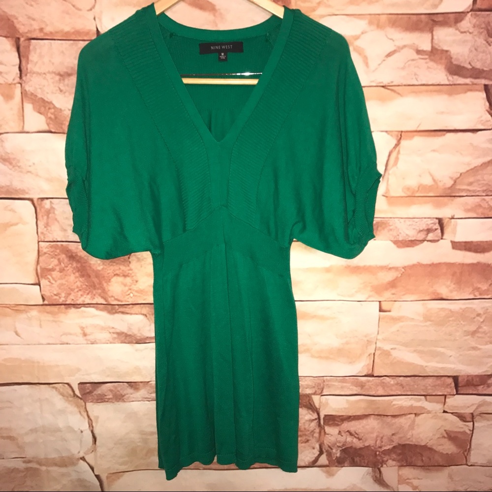 Women's Nine West M Green Blouse