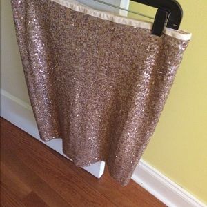 Gold skirt