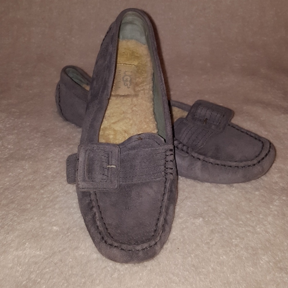 Gray UGG Moccasins