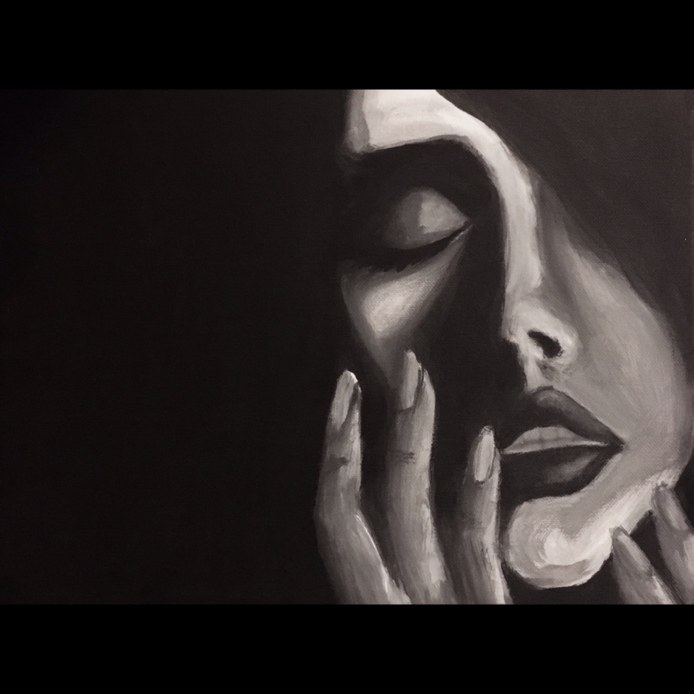Seduction Sadness ORIGINAL ARTWORK Acrylic Canvas