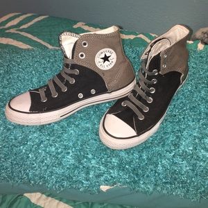 Converse All⭐️Star Grey and Black High Tops