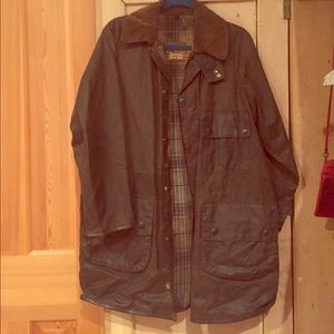 Barbour traditional jacket dark green