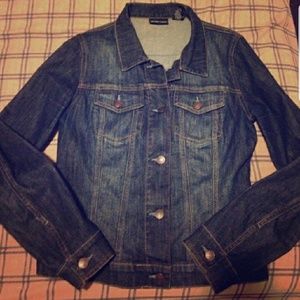 NY & CO classic dark denim jacket