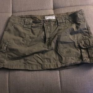 Women's army mini skirt