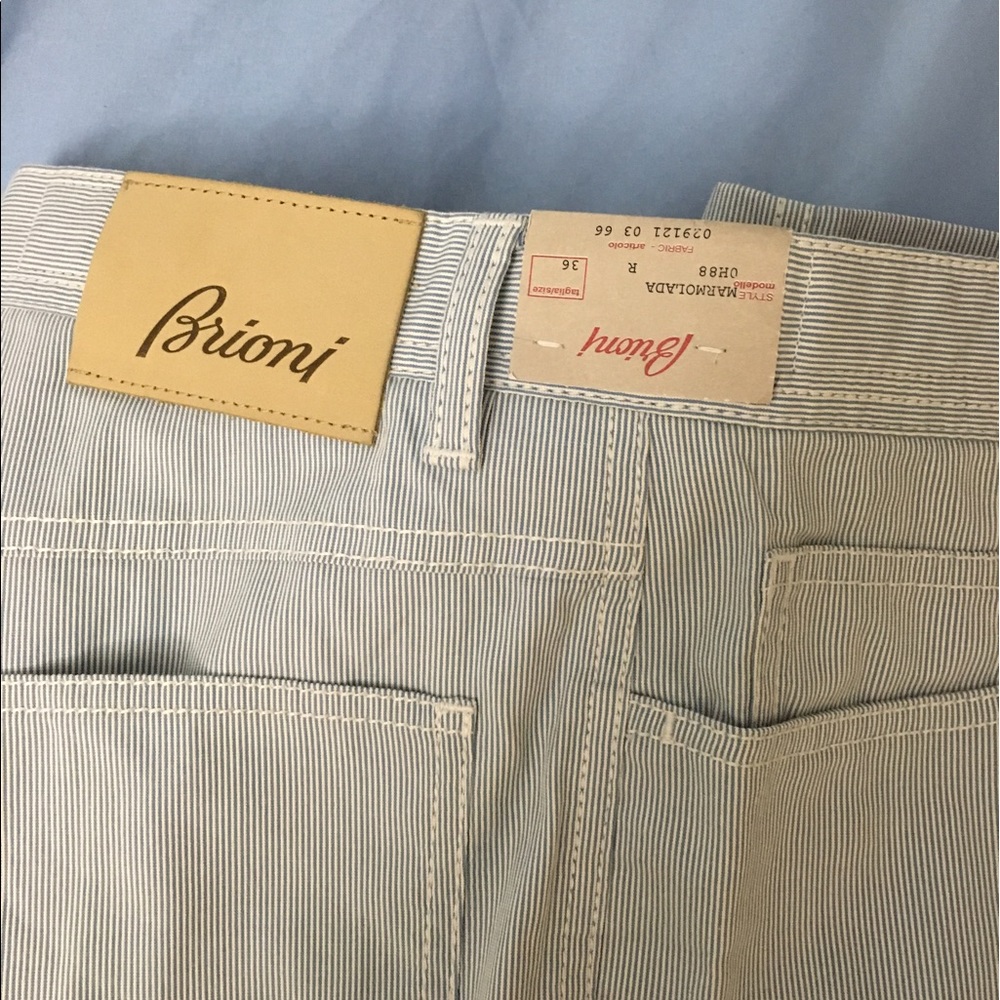 I have two pants Brioni size 36 brand new,