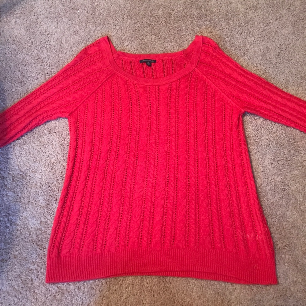 LAST CALL American Eagle Cable Knit Sweater