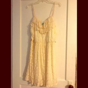 Maurices Cream Lace Sundress NWT
