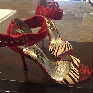 Naughty Monkey heels. Size 9