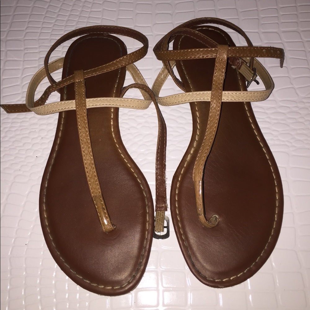 Nude sandals