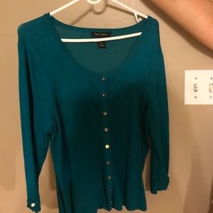 Jewel blue cardigan
