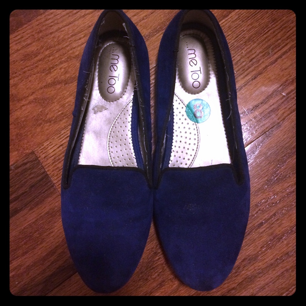 Blue Flats, Size 8
