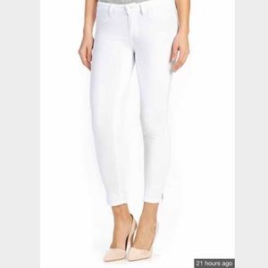 White Paige Skinny Ankle Jeans