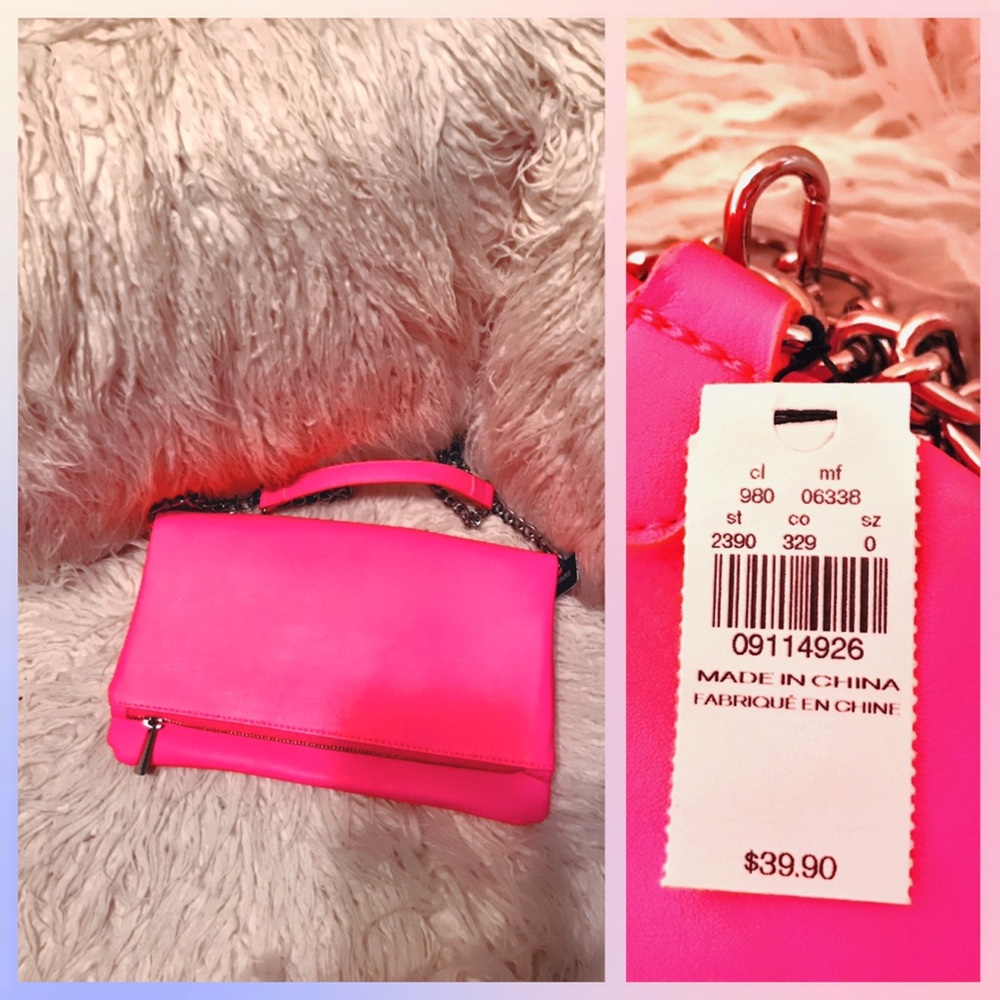 Express Hot pink cross body bag