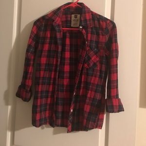 Size XS Levi flannel button up