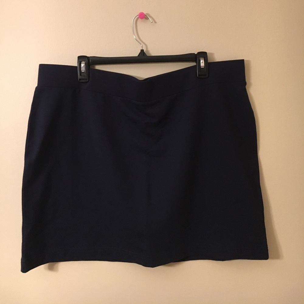 J. JILL Navy Skirt