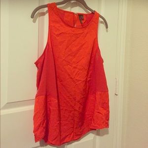 Donated//Orange Mango suit paneled top