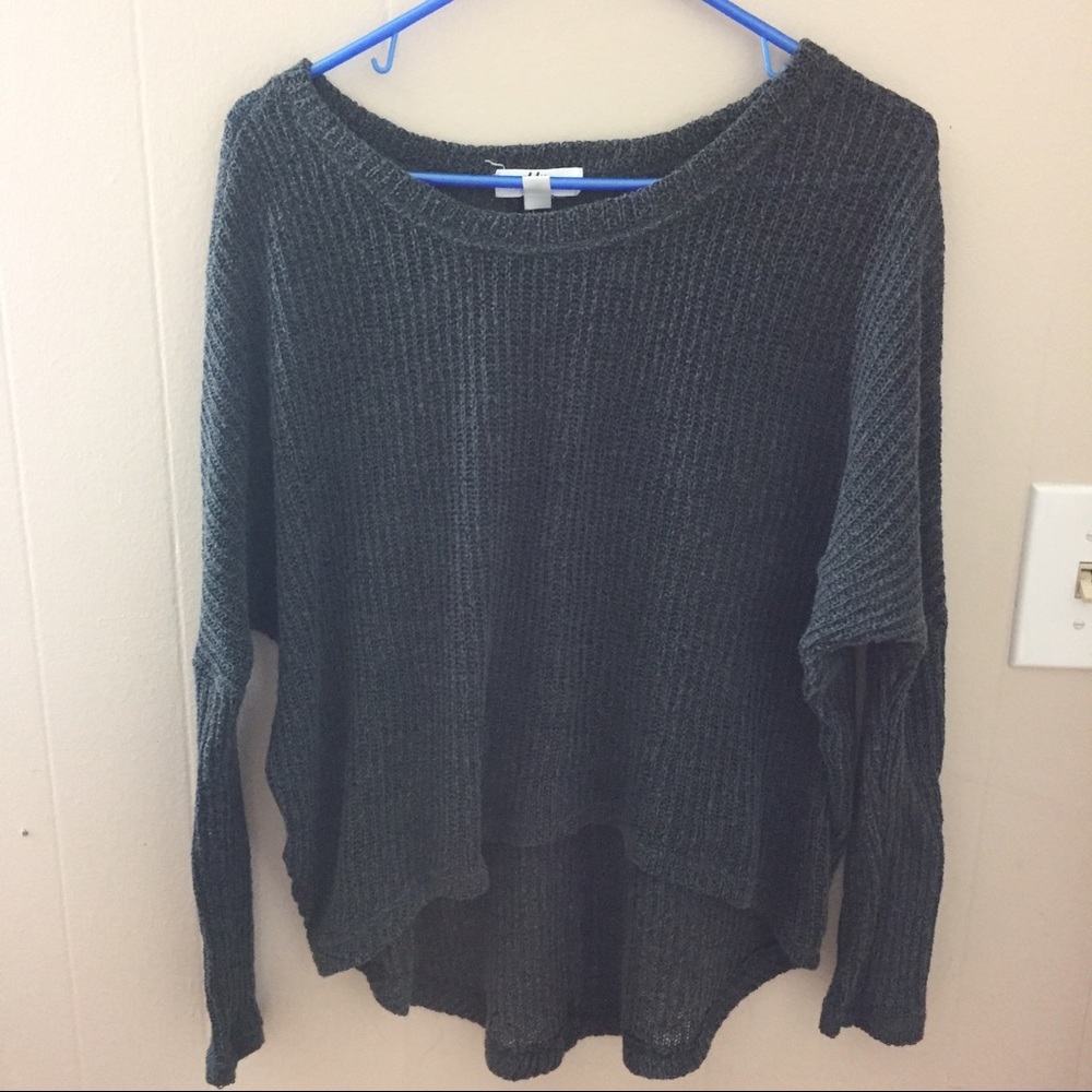 Dark grey comfy sweater