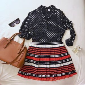 H&M Divided Polka Dot Button-Up Blouse