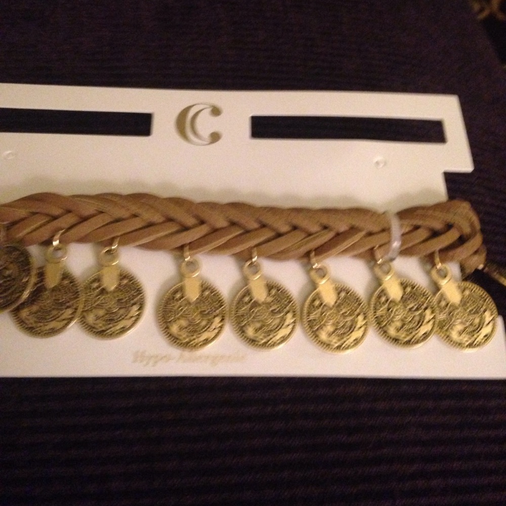 Ladies coin choker new
