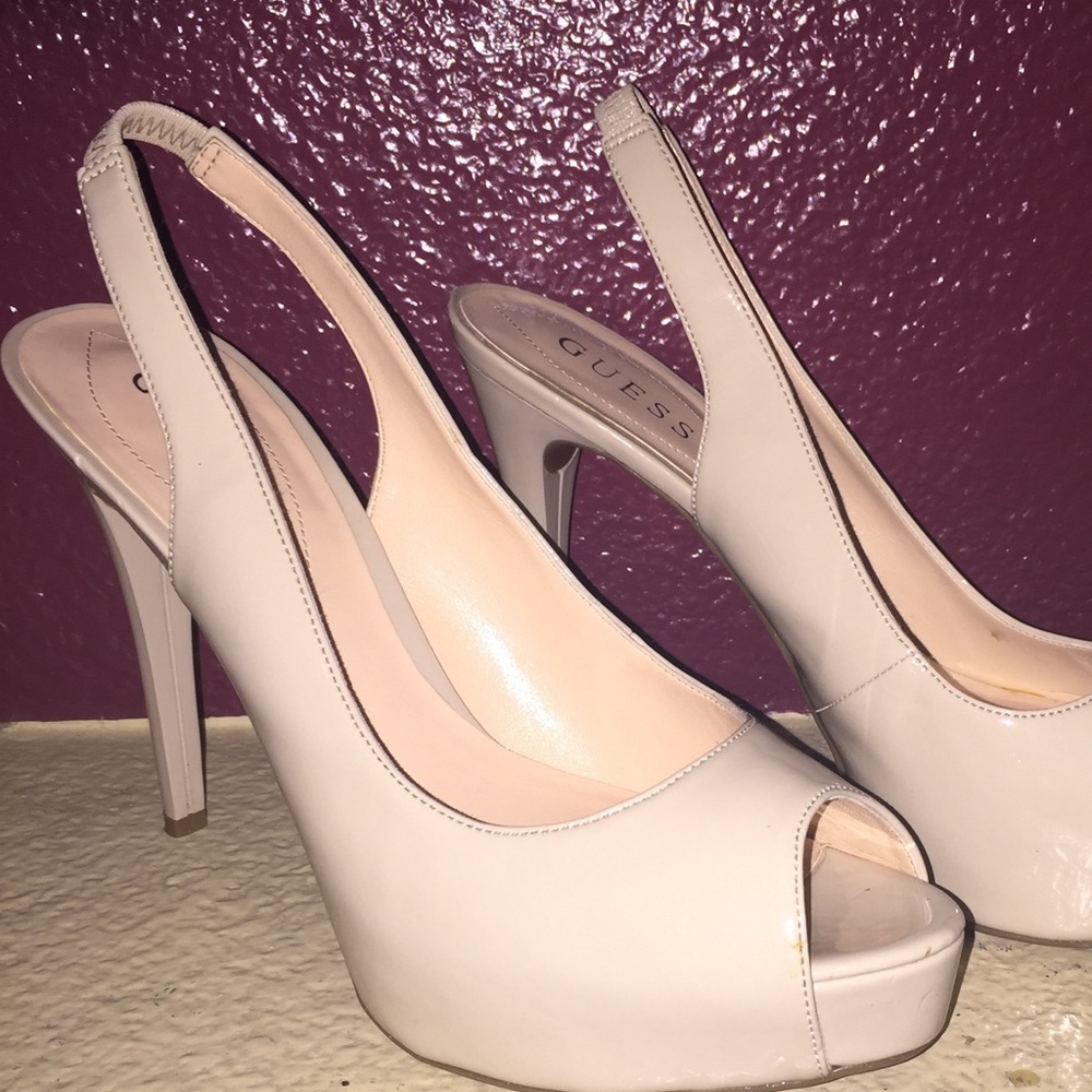 GUESS Nude High Heels