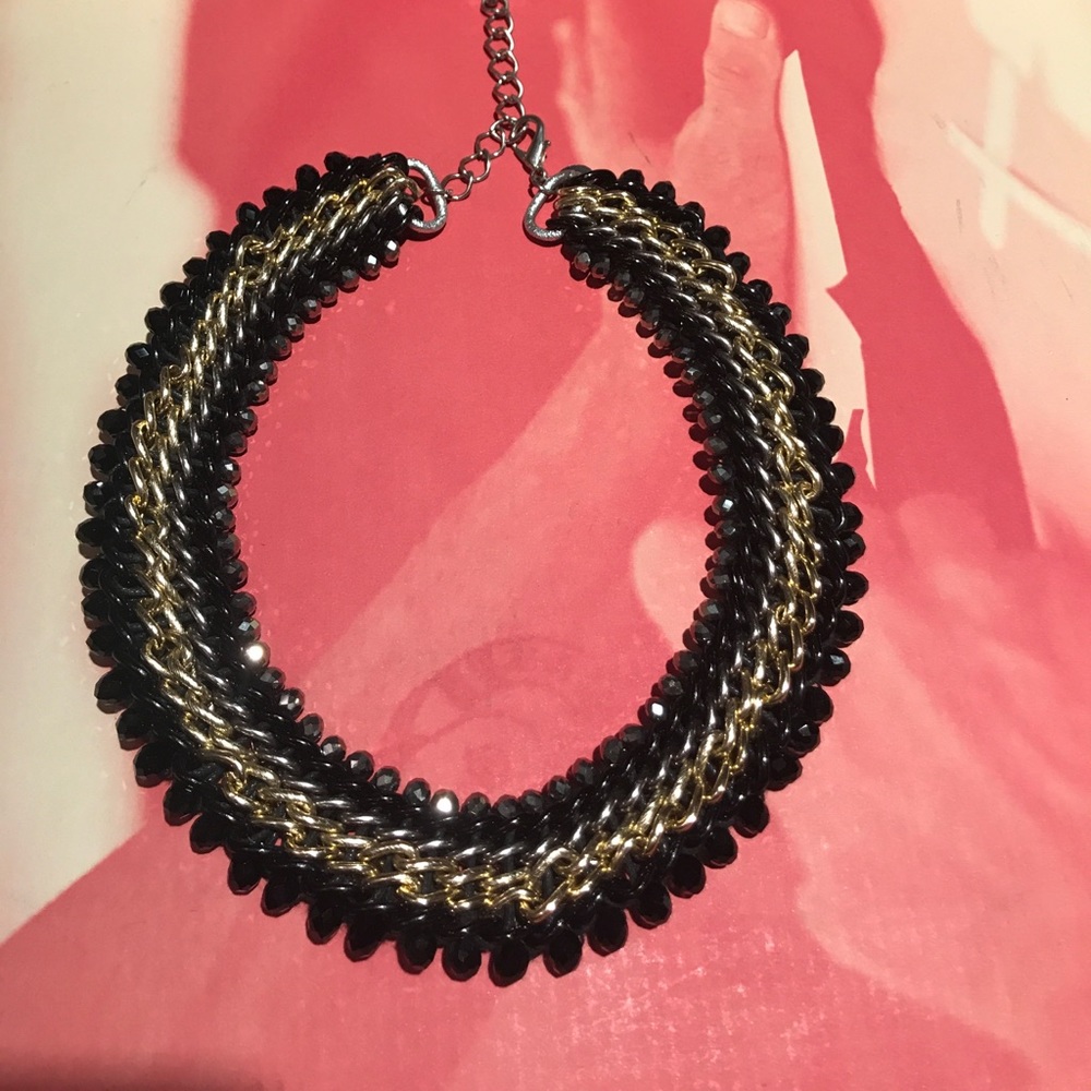 Black chain necklace