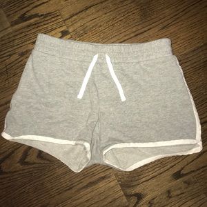 Girls heather grey shorts