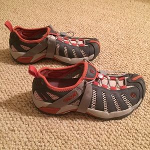 TEVA Black/Coral Water-Hiking Shoes