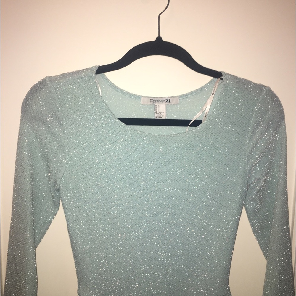 Tiffany blue holiday dress