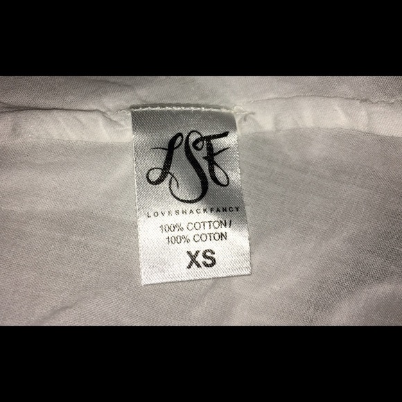 πSOLD β¨Love Shack Fancy Nina Lace Ivory Dress NEW - Picture 5 of 5