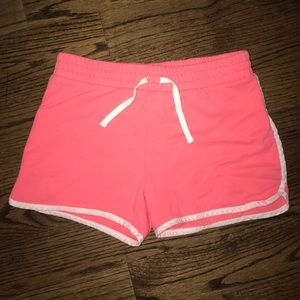 Girls neon pink shorts