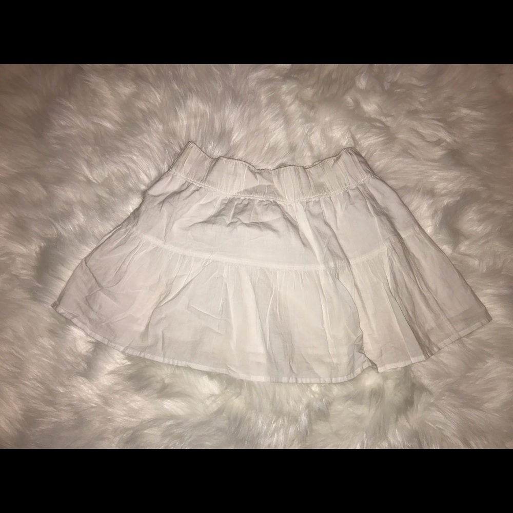 Juniors S White Hollister Skirt