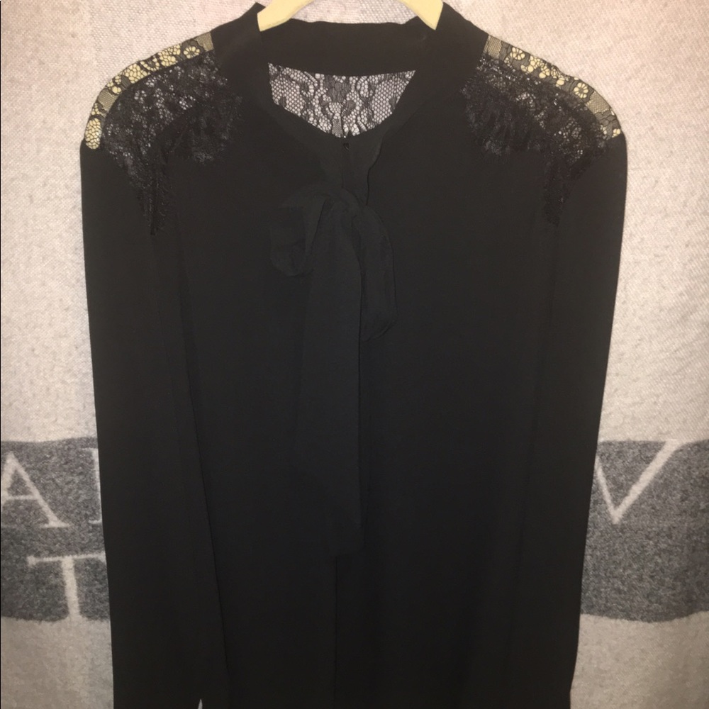 Black Blouse with lace