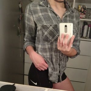 Grey 89 Flannel~ Wet Seal