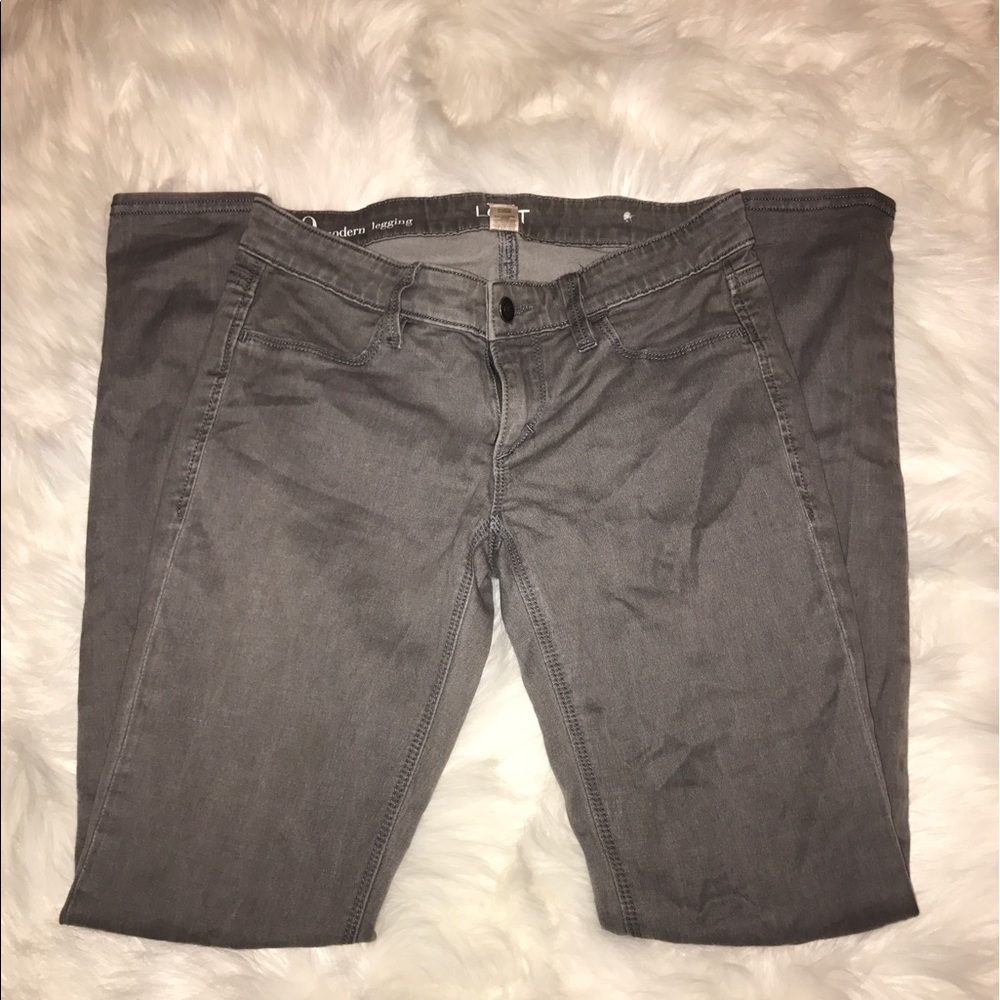 Loft Women's Size 0 Grey Jeggings