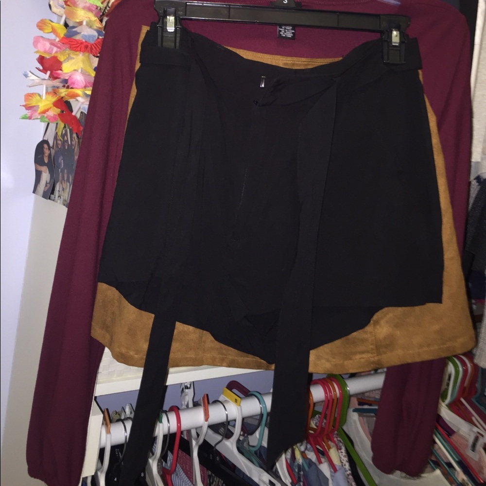 High rise shorts