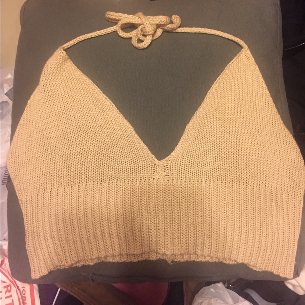 Crochet Halter Crop Top