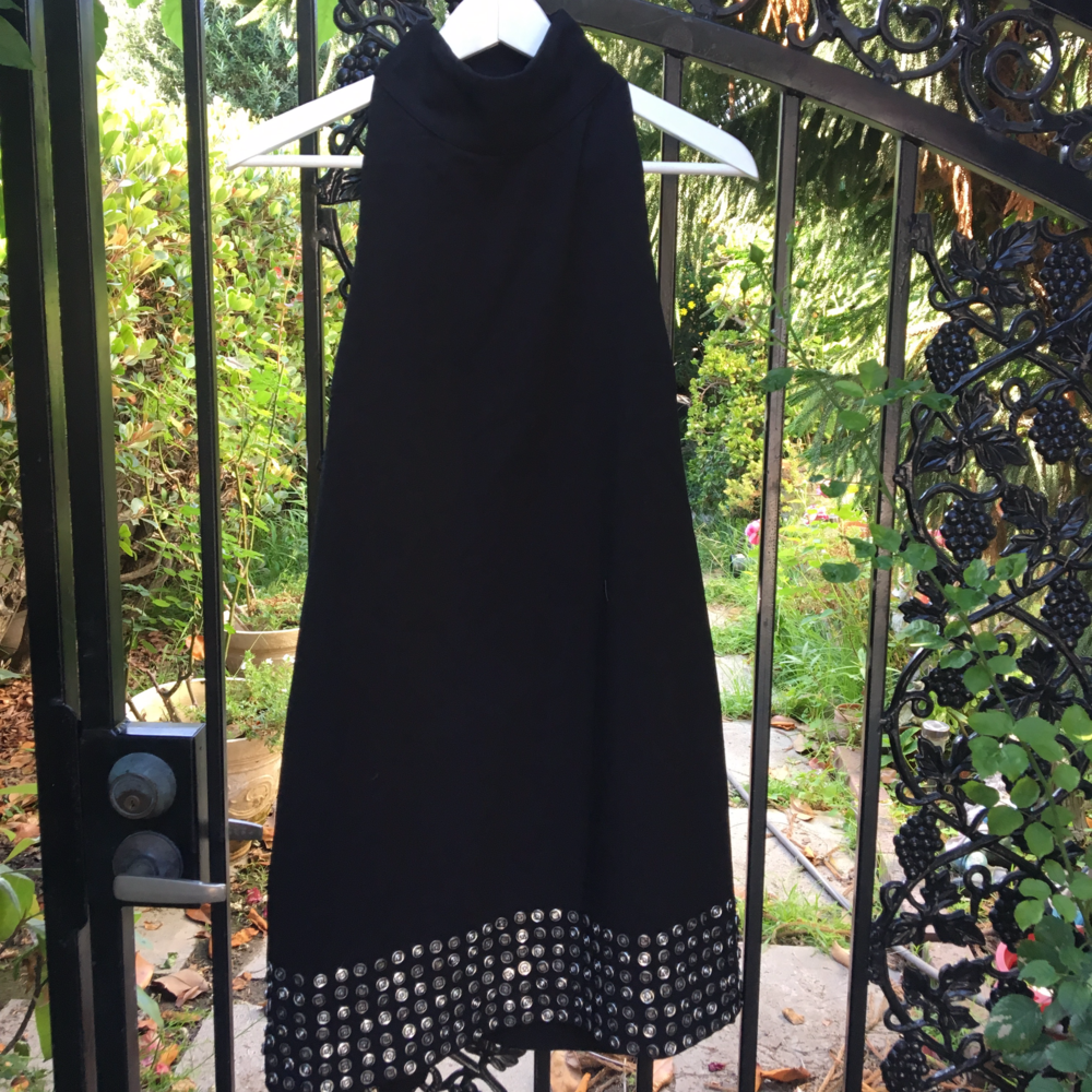 Nasty Gal Studded Halter Dress in Size L