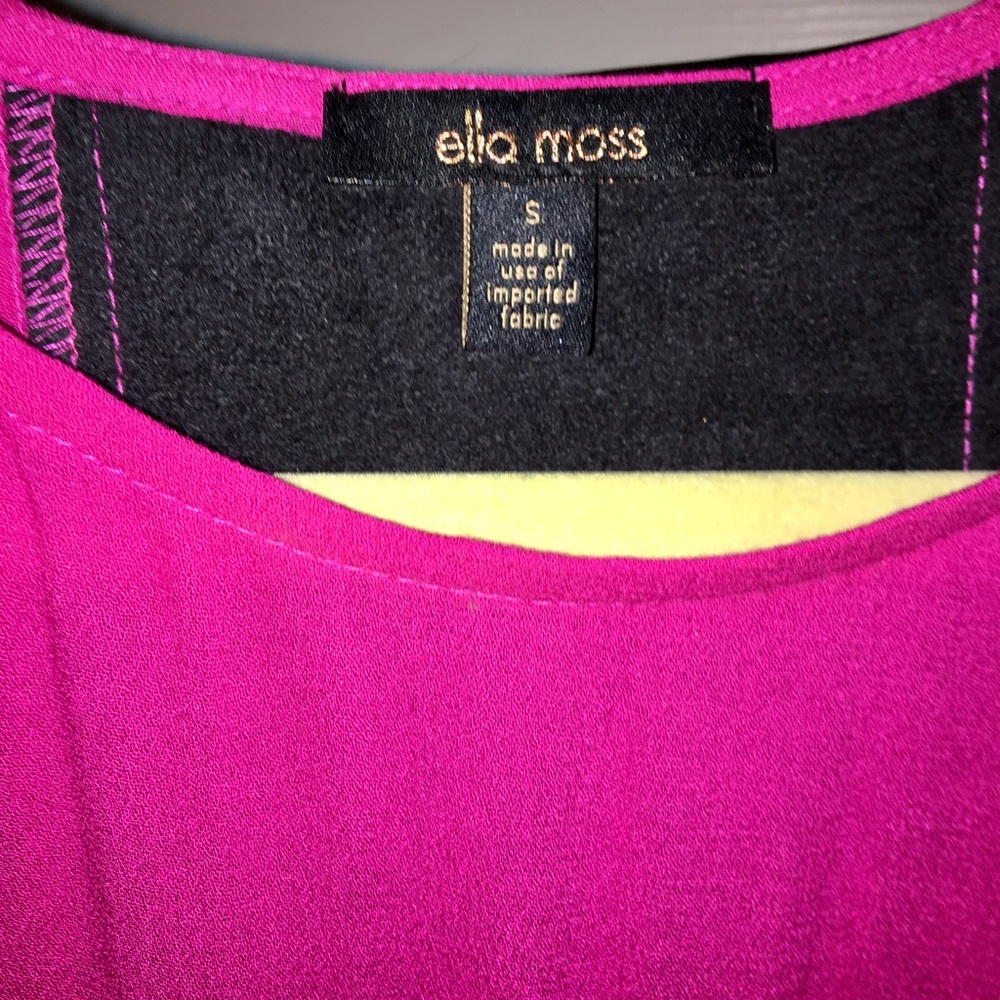 never worn Ella Moss pink sleeveless top.