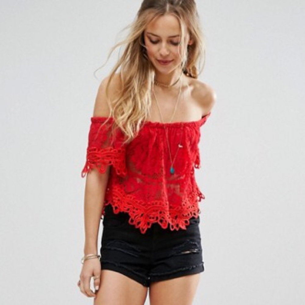 Free People Sweet Dreams lace top