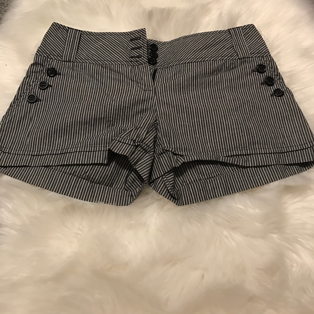 Pinstripe shorts
