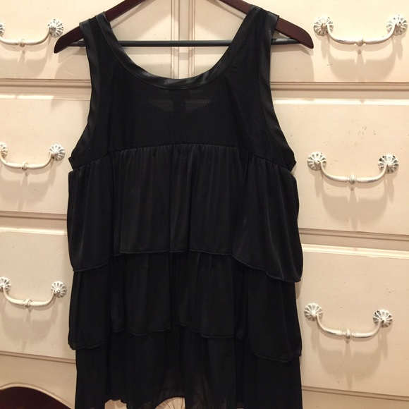 H&M chic top, black, size L - Picture 2 of 4